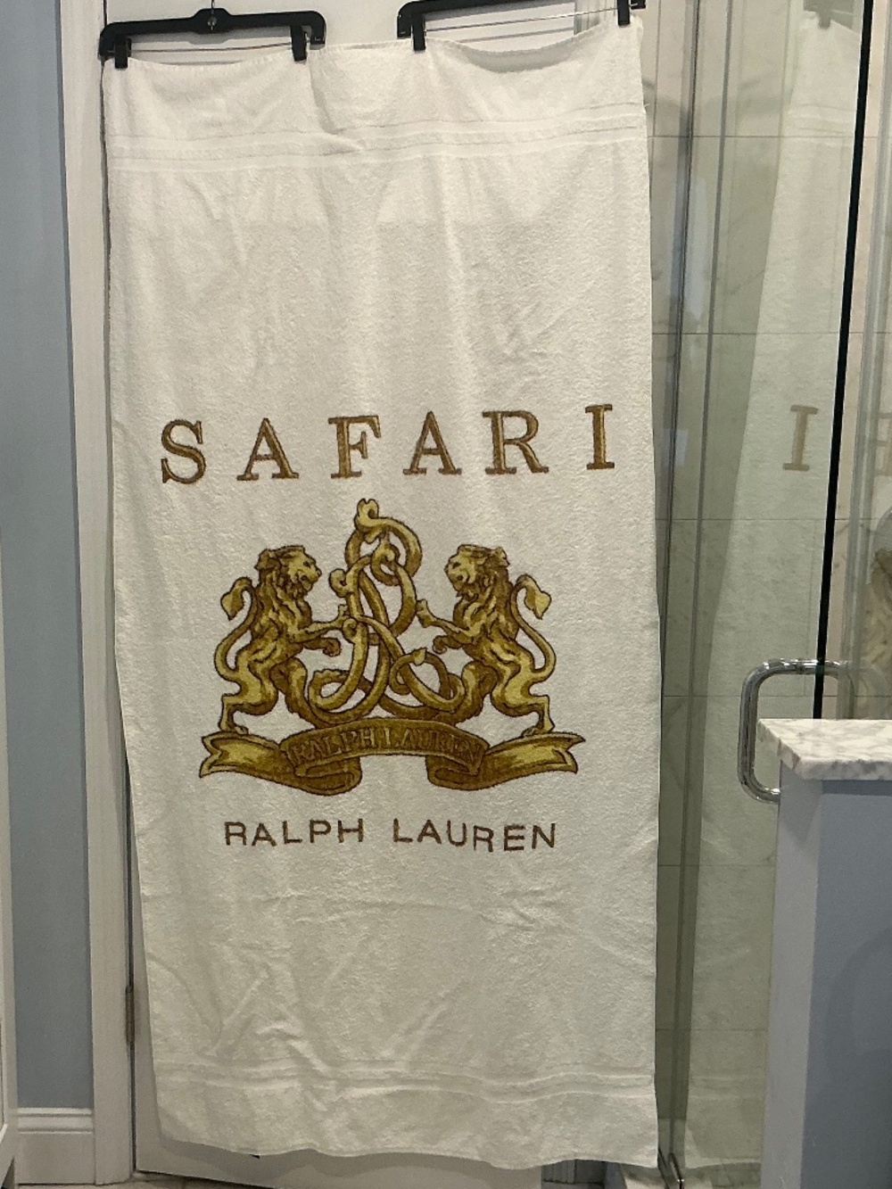 Ralph Lauren Safari Vintage Beach Bath Towel 36” x 69”